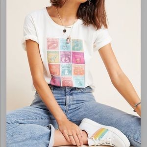 Anthropologie Danielle Kroll Zodiac Graphic Tee
